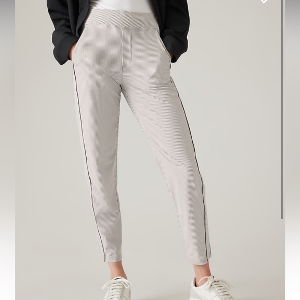 SOLD-Athleta Brooklyn Textured Ankle Pants